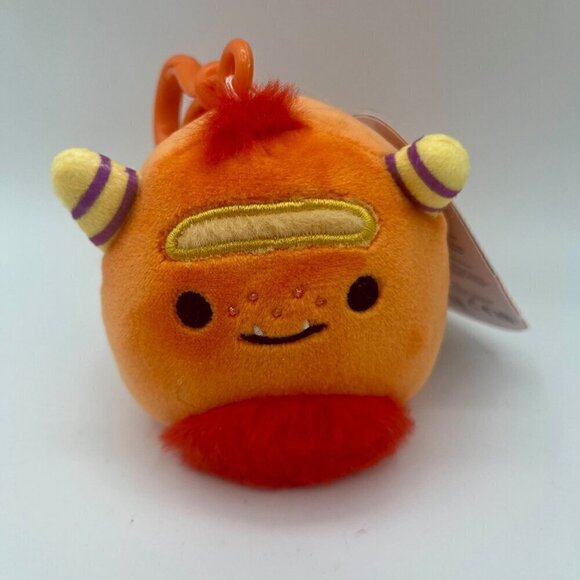 NWT - Squishmallows Halloween Ernest the Orange Monster 3.5" - Picture 1 of 3